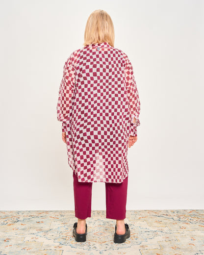 Checked Oversized Shirt