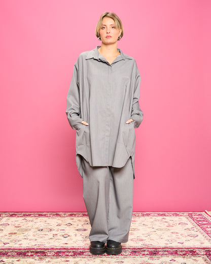 Oversized Shirt Male Model