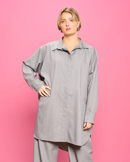 Oversized Shirt Male Model
