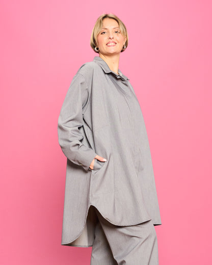 Oversized Shirt Male Model