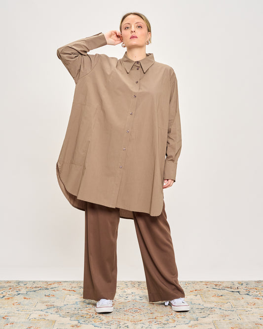 Oversized Shirt Male Model