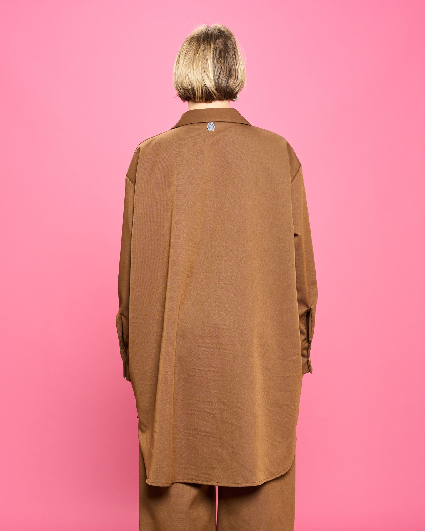Oversized Shirt Male Model