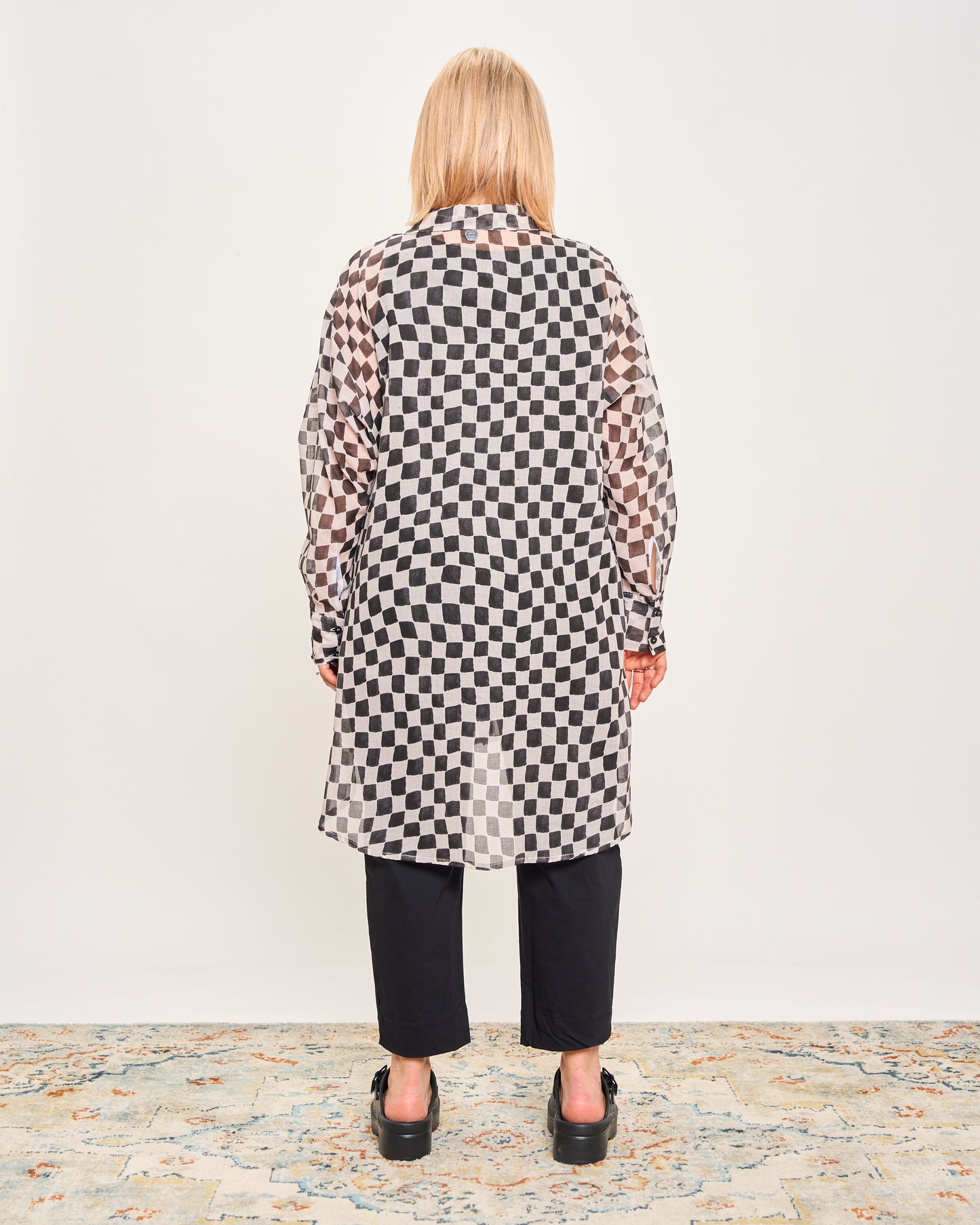 Checked Oversized Shirt