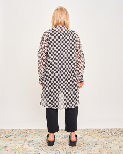 Checked Oversized Shirt