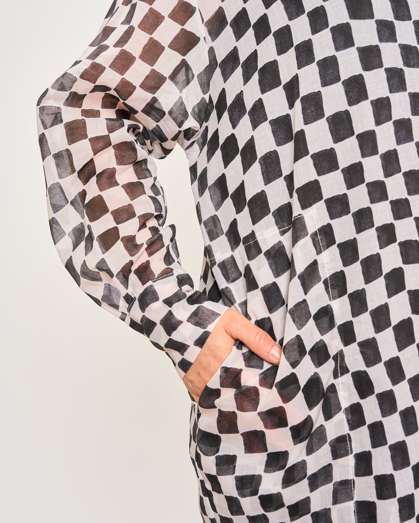 Checked Oversized Shirt