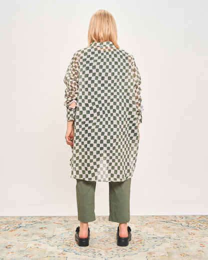 Checked Oversized Shirt