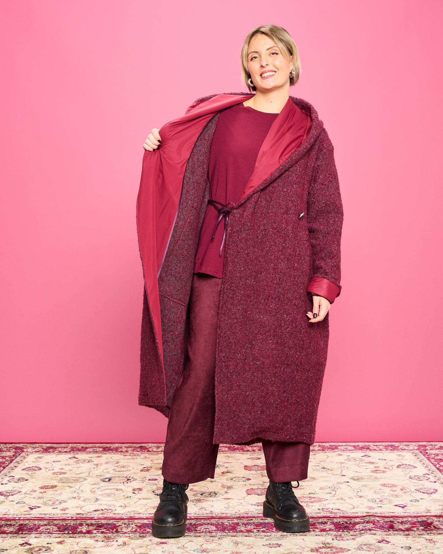 Shawl Boucle Coat