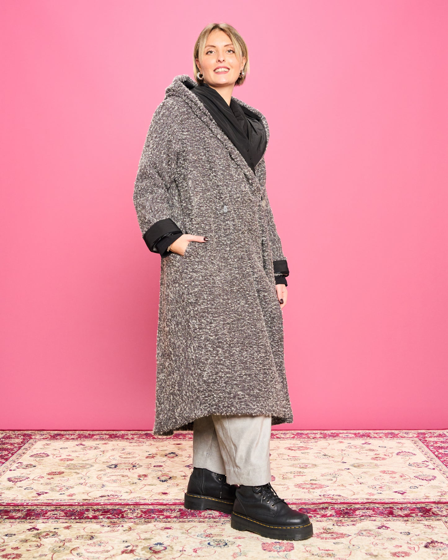 Shawl Boucle Coat