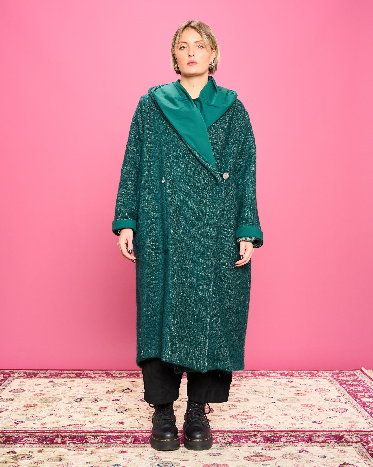 Shawl Boucle Coat