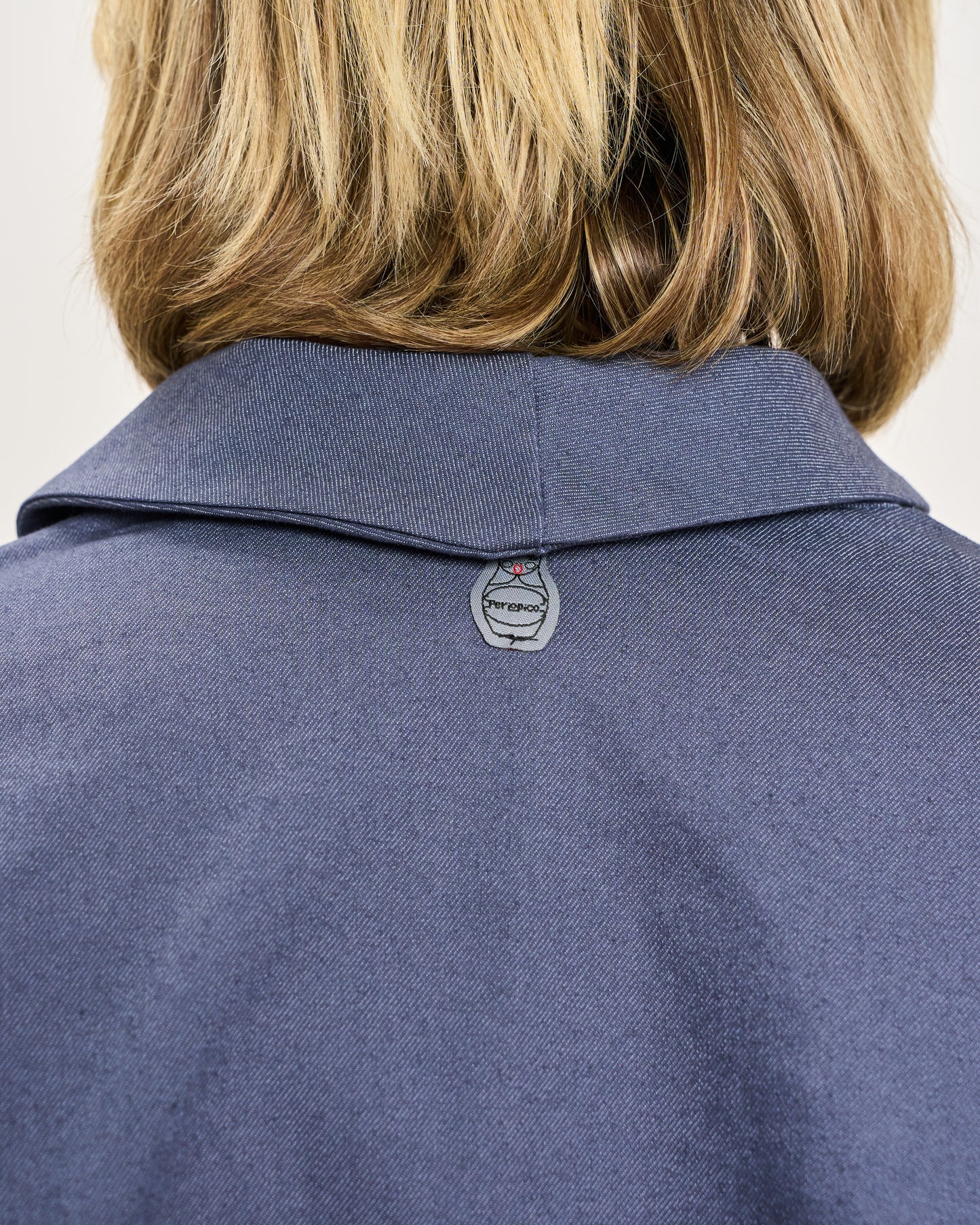 Giacca Svasata in Jeans Elasticizzata