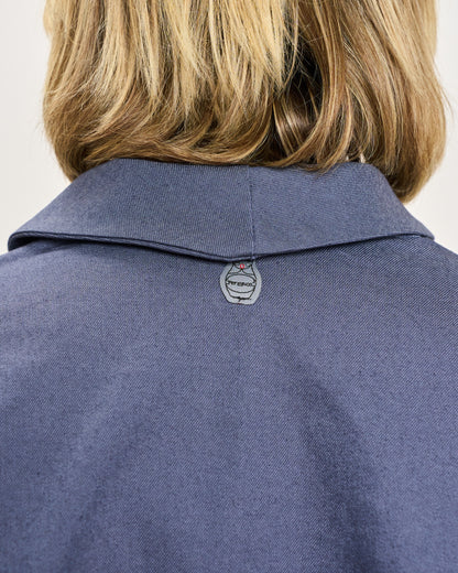 Giacca Svasata in Jeans Elasticizzata