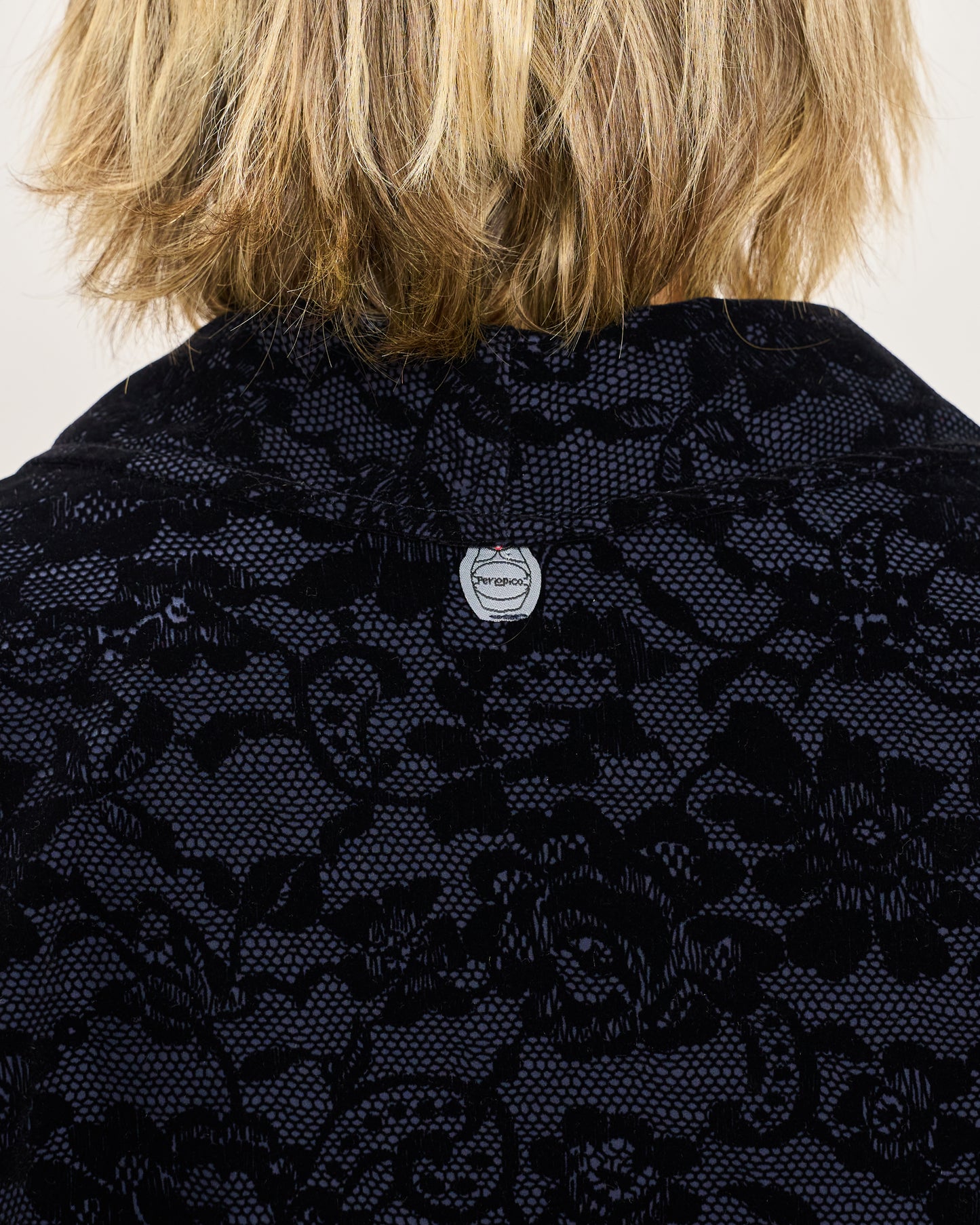 Giacca Svasata in Memory con Vellutato