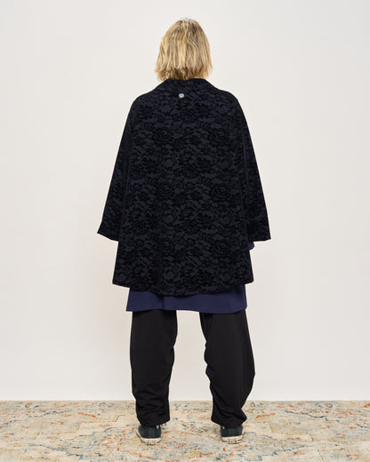 Giacca Svasata in Memory con Vellutato