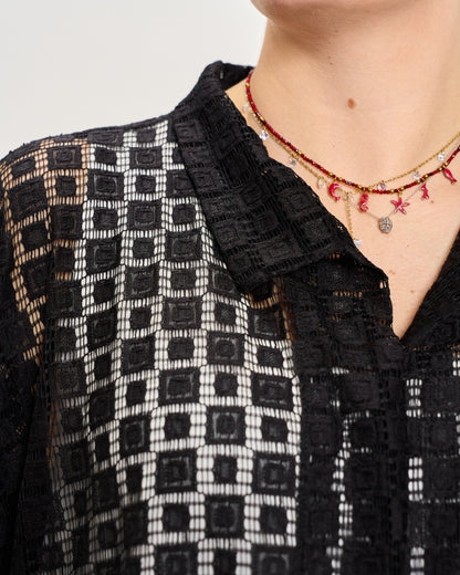 Macramé Overshirt