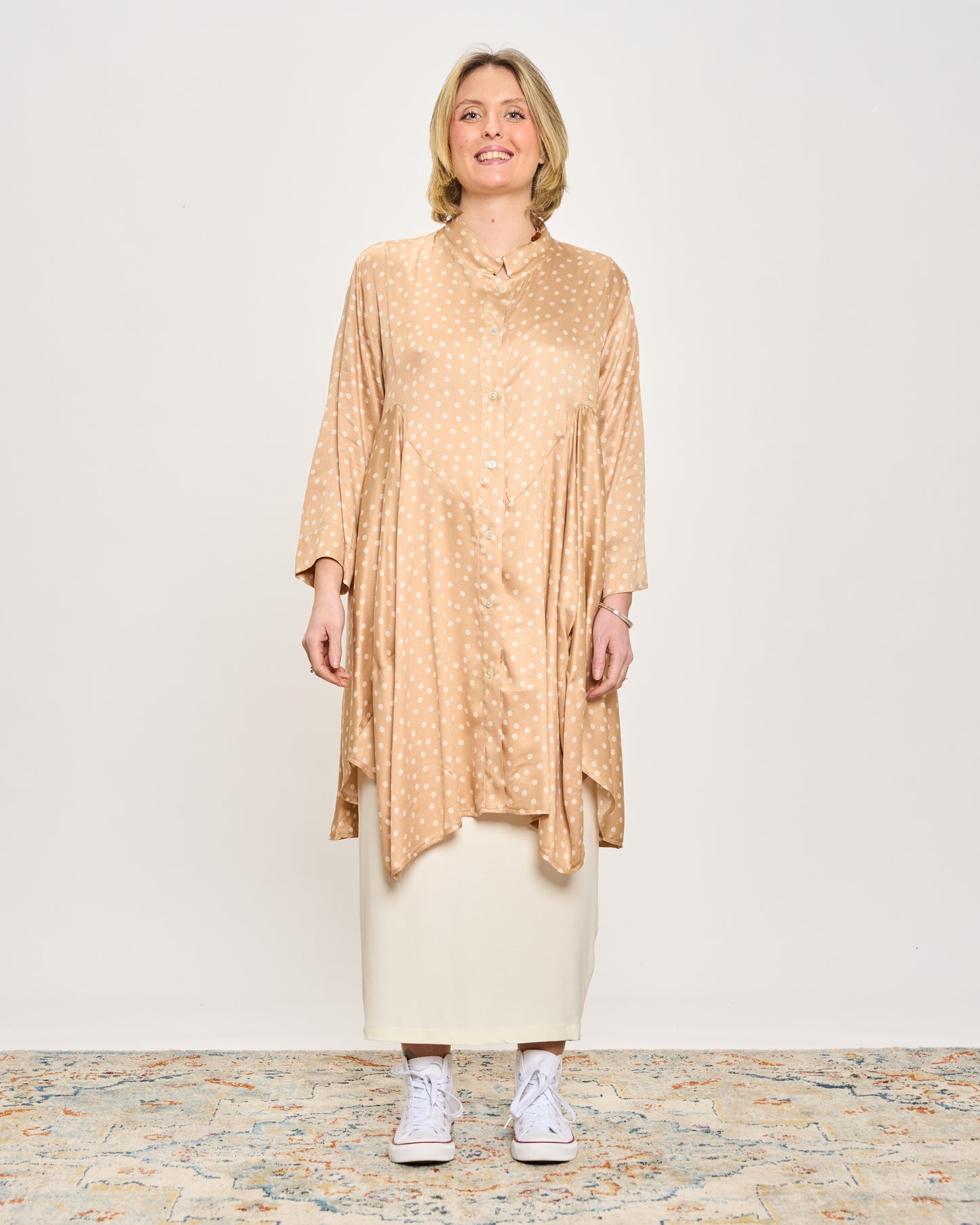 Camicia a Pois con Punte