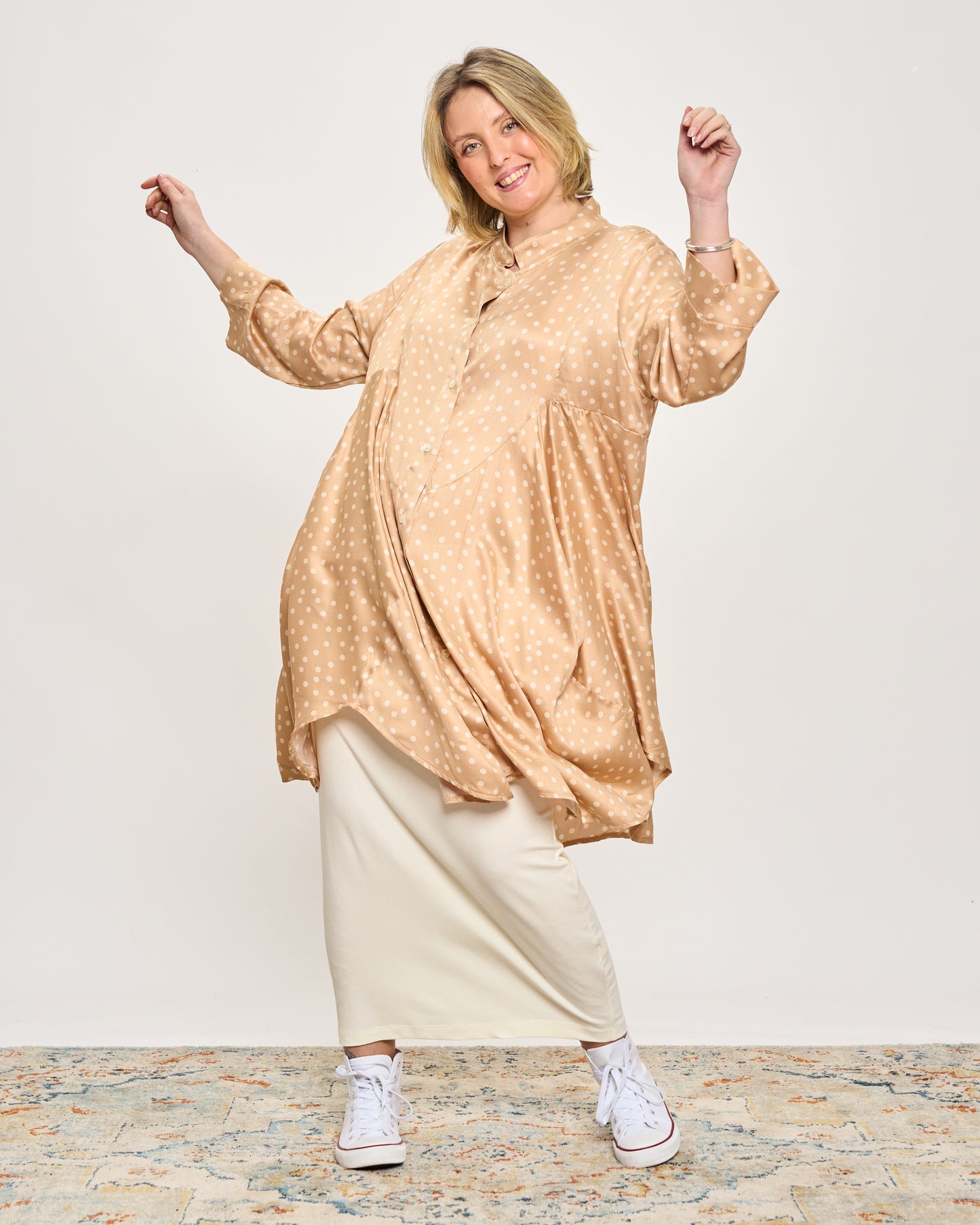 Camicia a Pois con Punte