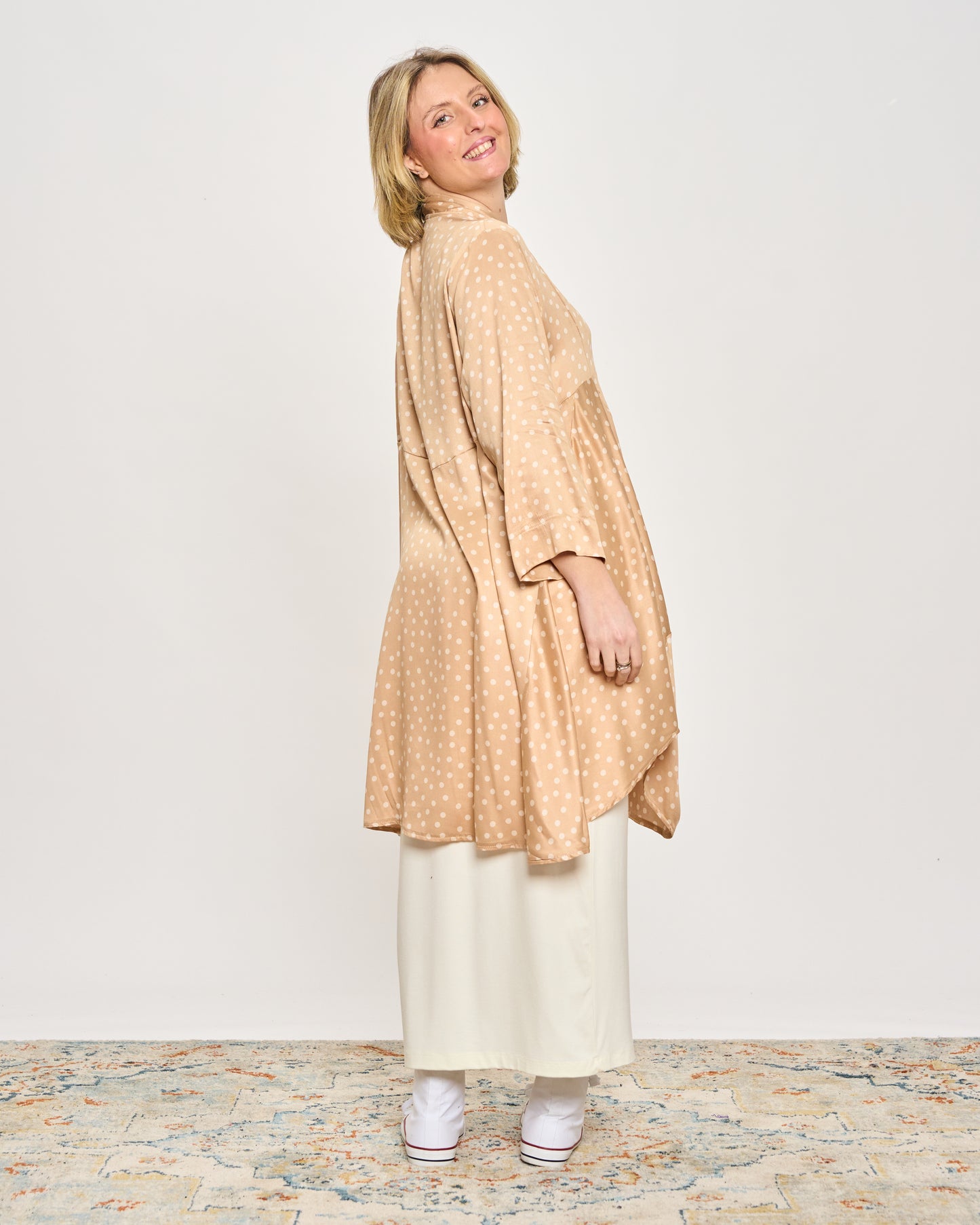 Camicia a Pois con Punte