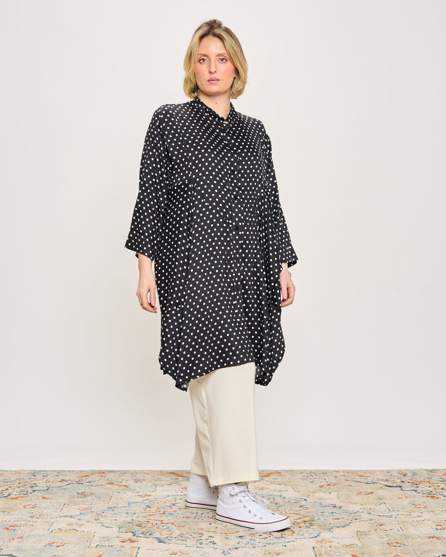 Camicia a Pois con Punte