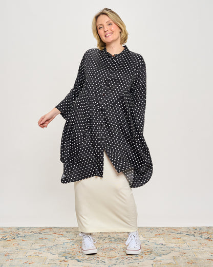 Camicia a Pois con Punte