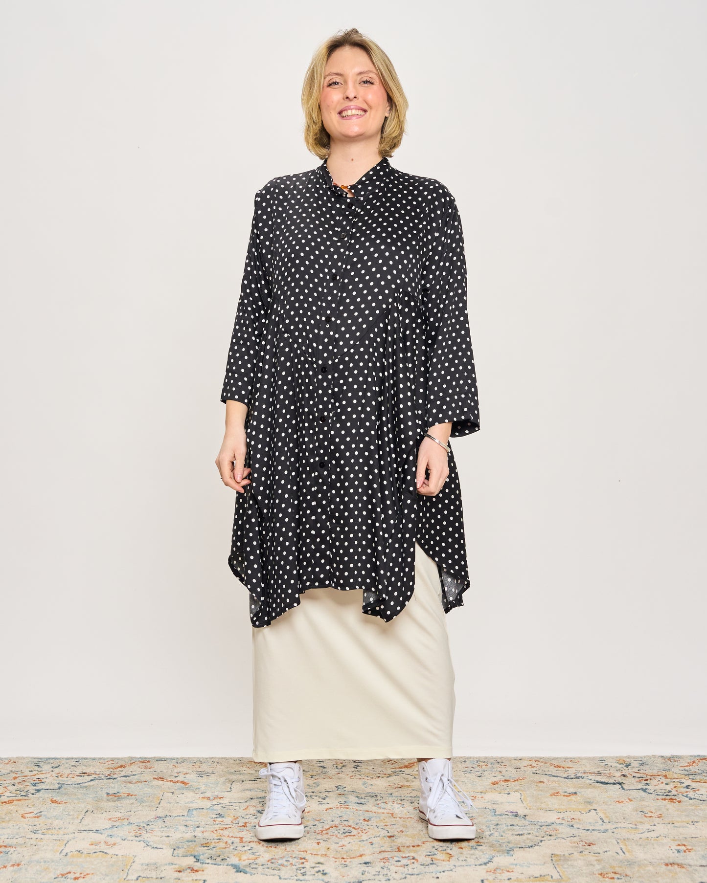 Camicia a Pois con Punte