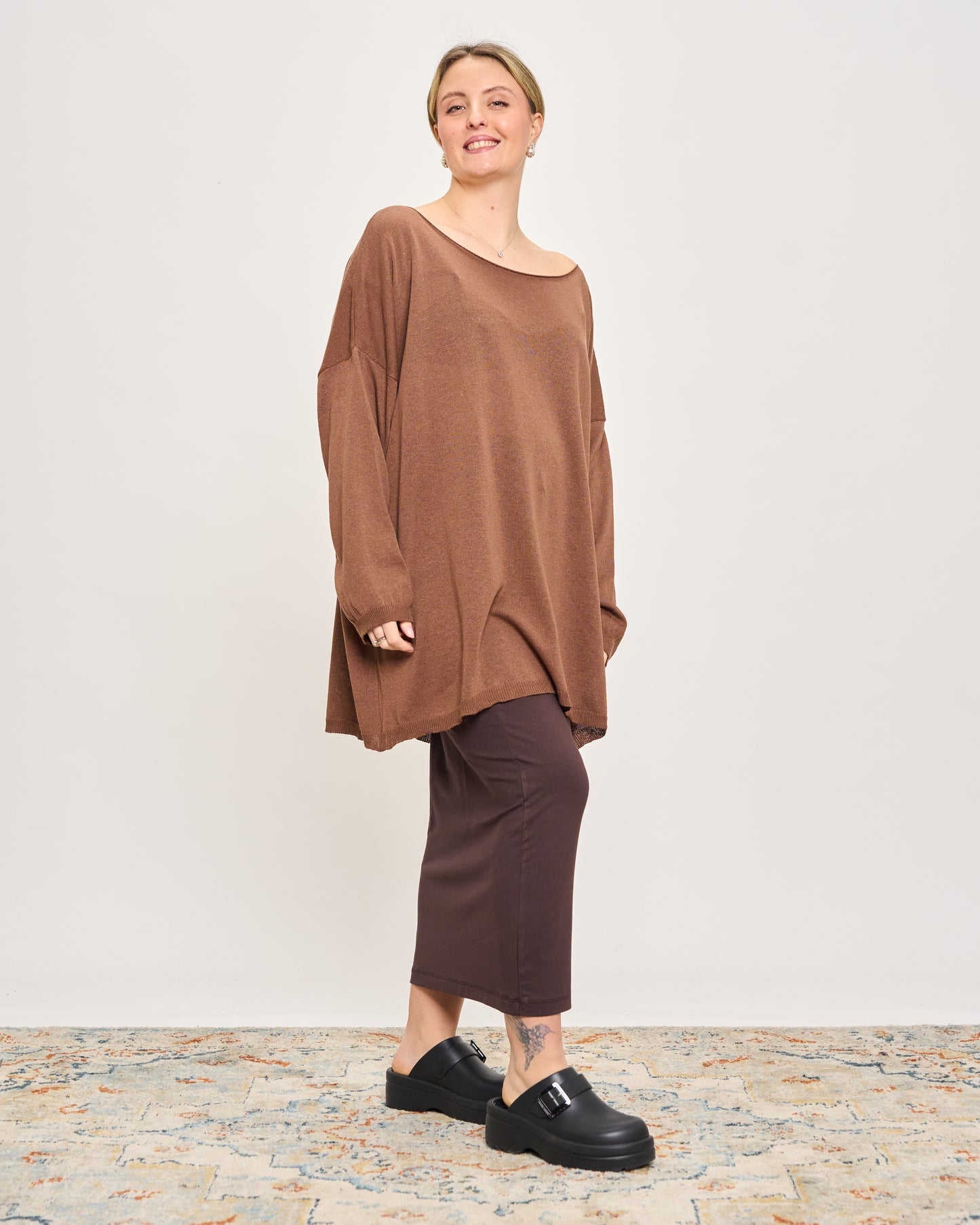 Maxi Maglieria Scollata