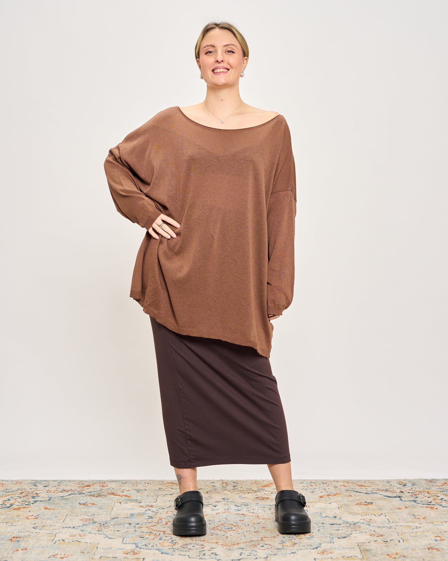 Maxi Maglieria Scollata