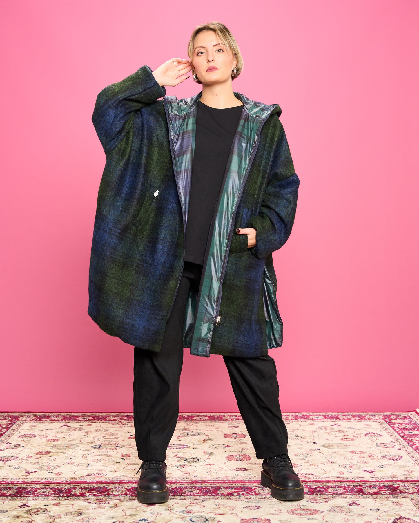 Double-Sided Wool Waterproof Jacket