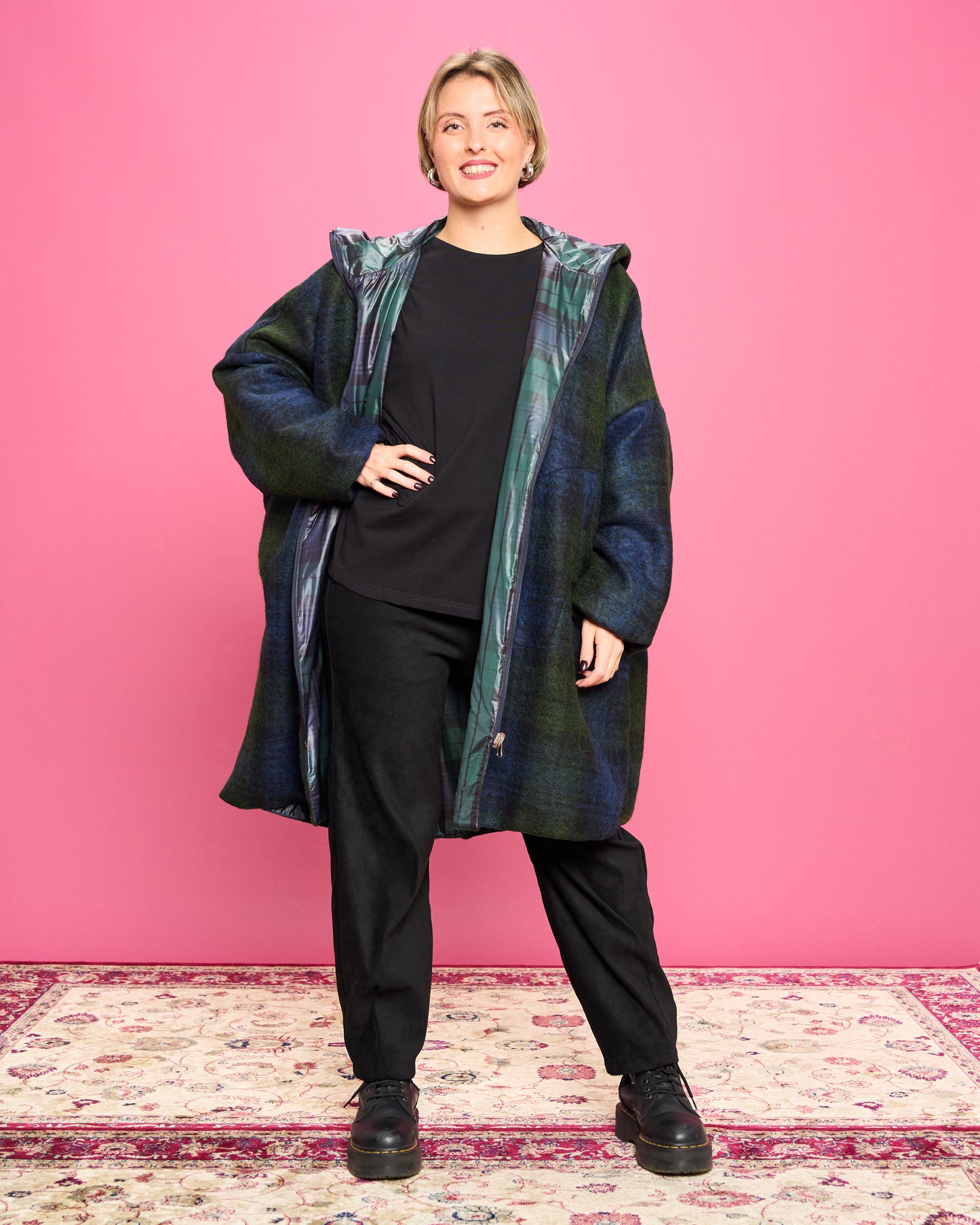 Double-Sided Wool Waterproof Jacket