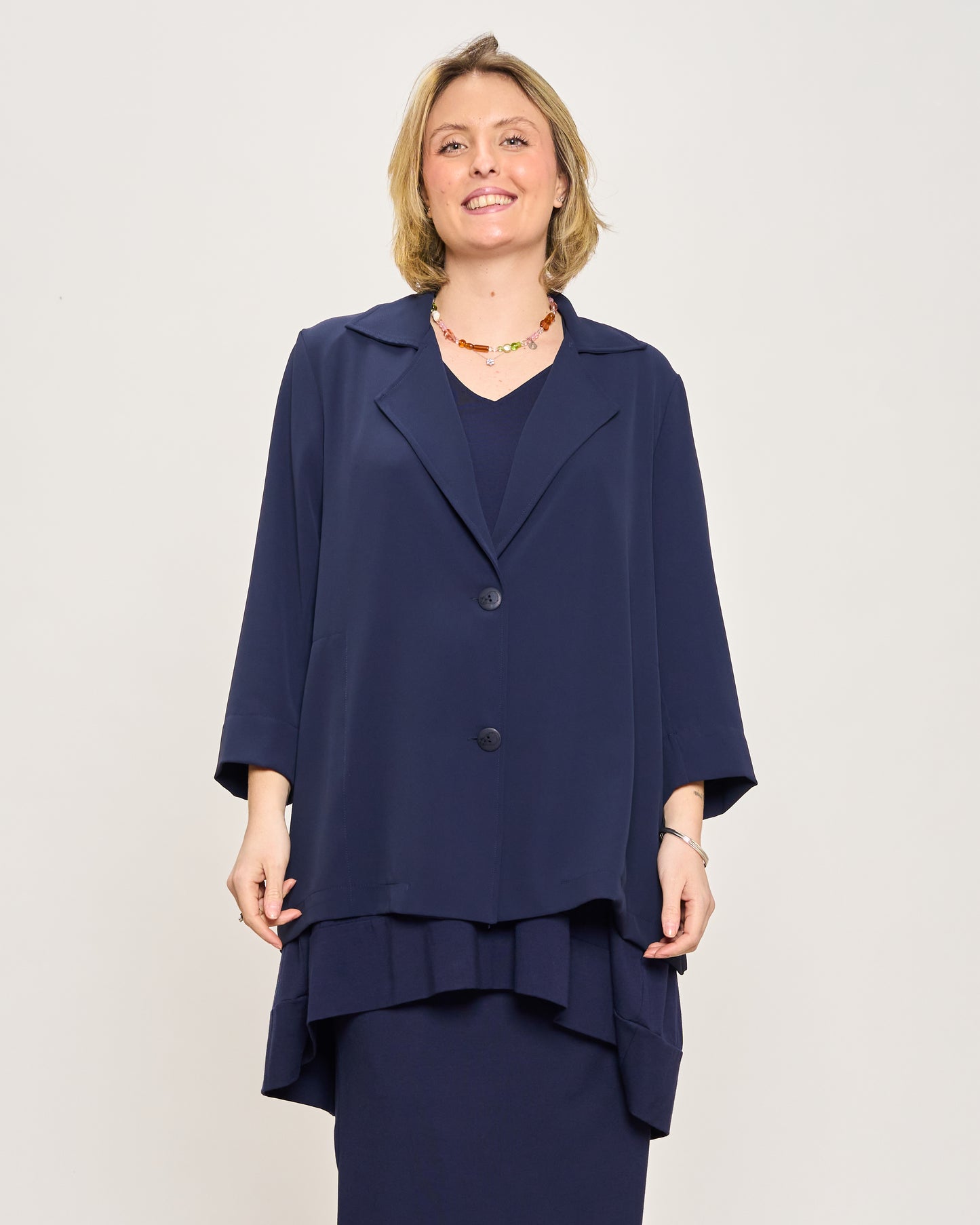 Two-Button Lapel Jacket