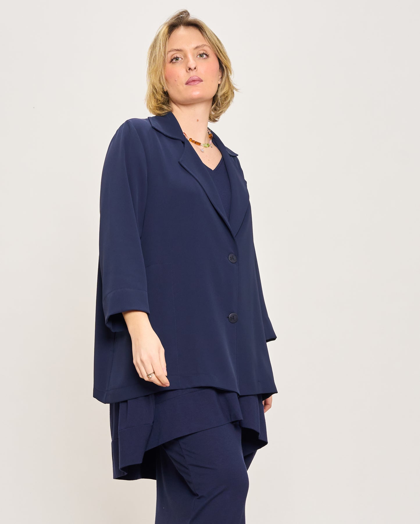 Two-Button Lapel Jacket