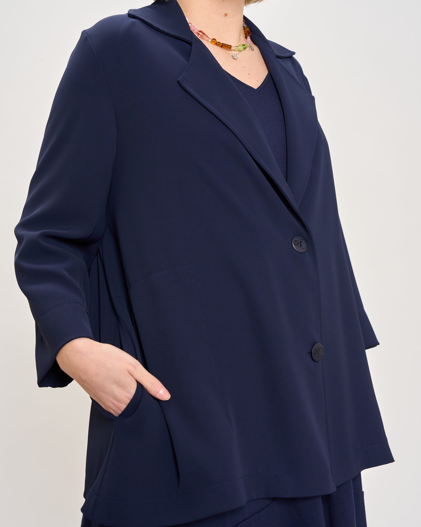Two-Button Lapel Jacket