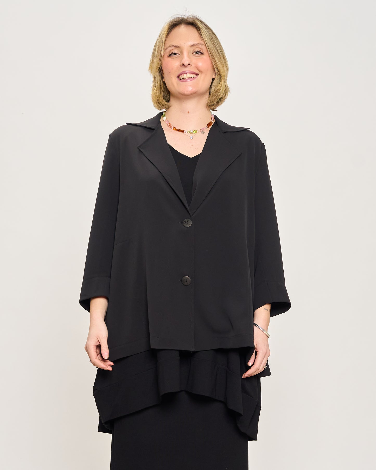 Two-Button Lapel Jacket