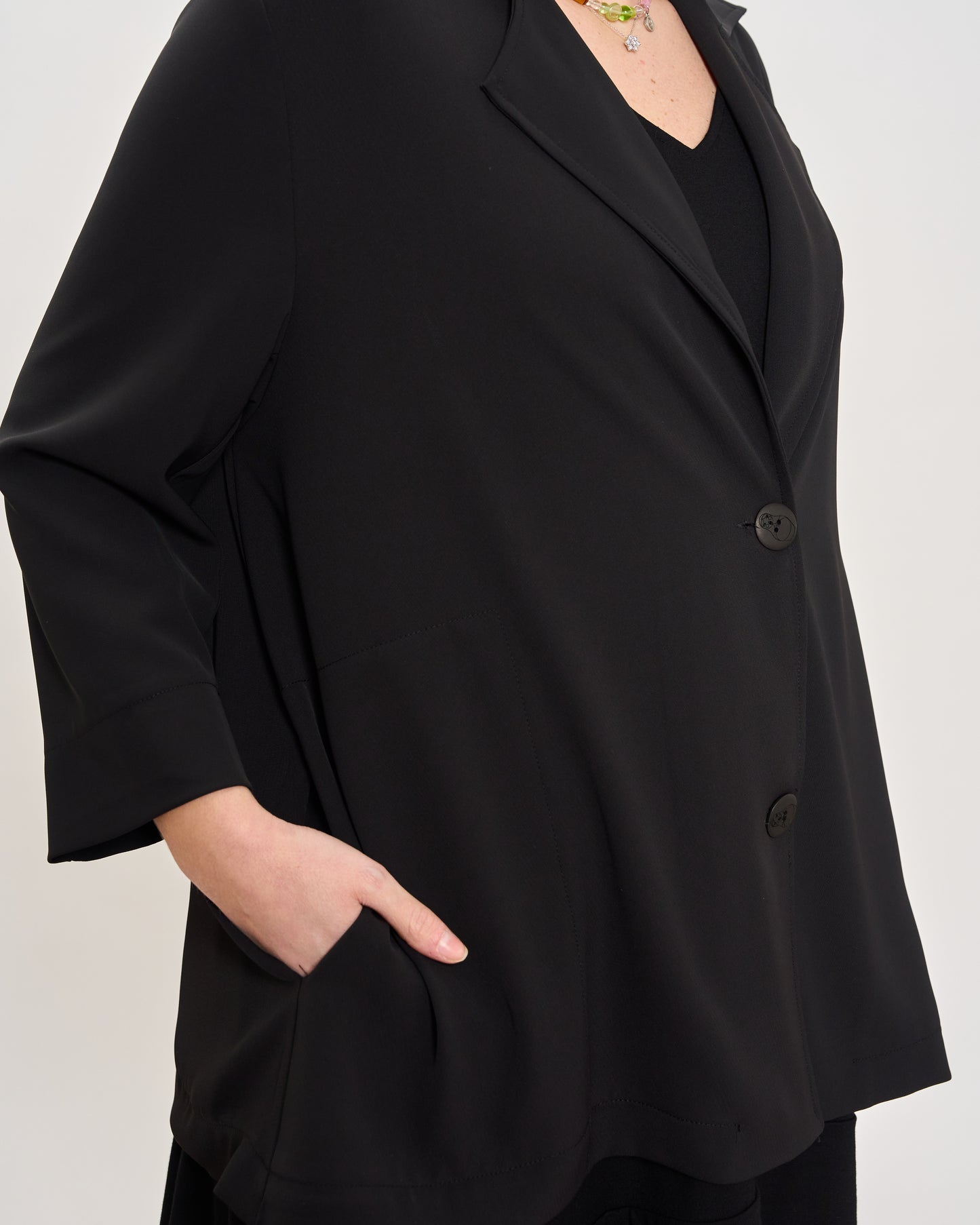 Two-Button Lapel Jacket