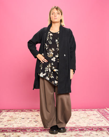 Cappotto "Cocomero" in Misto Lana