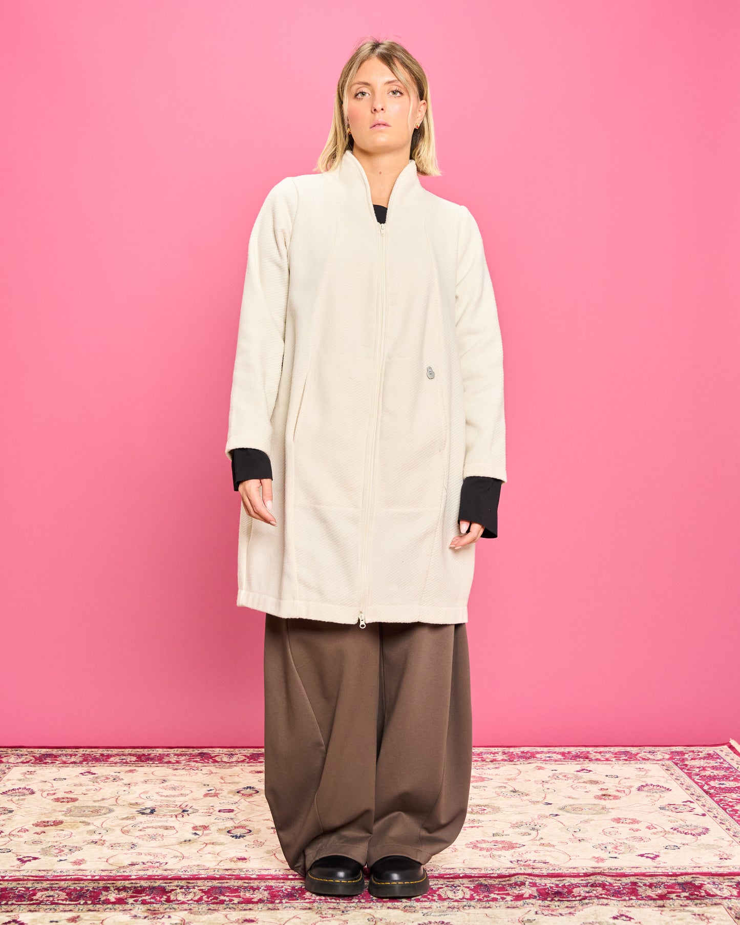 Cappotto "Cocomero" in Misto Lana