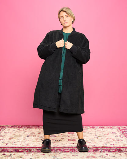 Giaccone in Eco-Pelliccia Termico con Costina