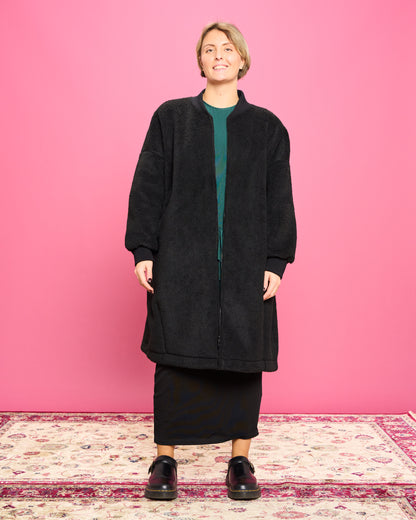 Giaccone in Eco-Pelliccia Termico con Costina