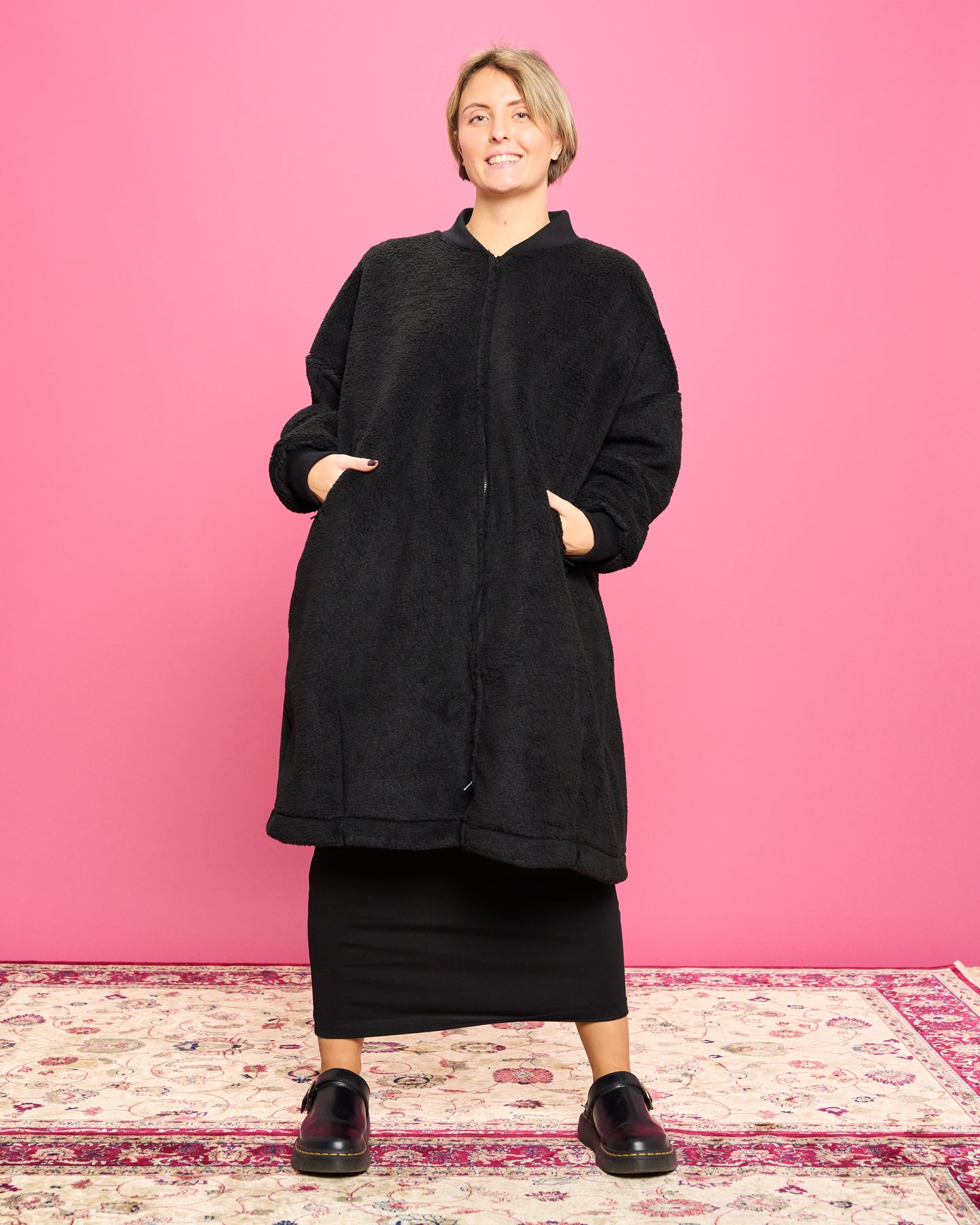 Giaccone in Eco-Pelliccia Termico con Costina