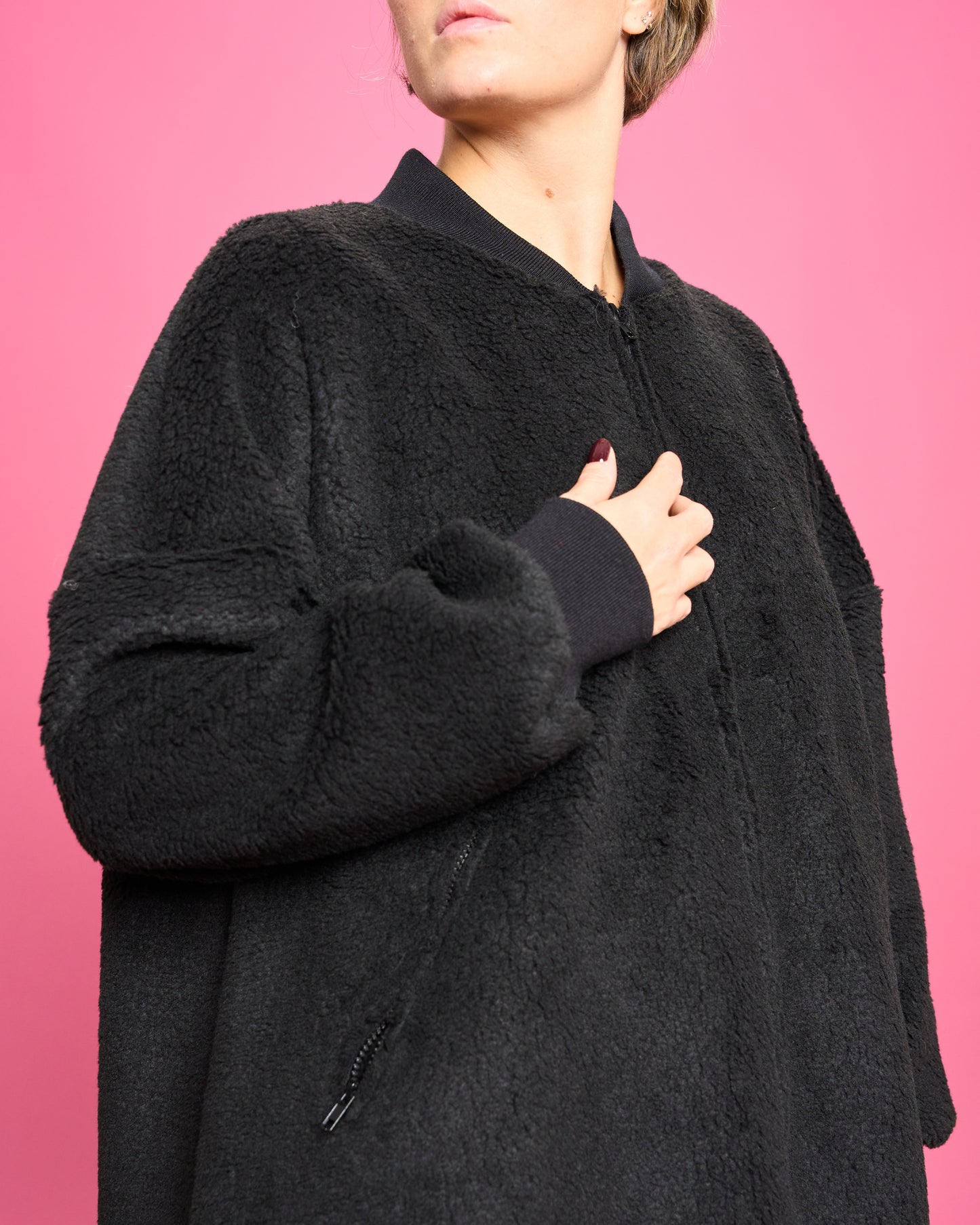 Giaccone in Eco-Pelliccia Termico con Costina