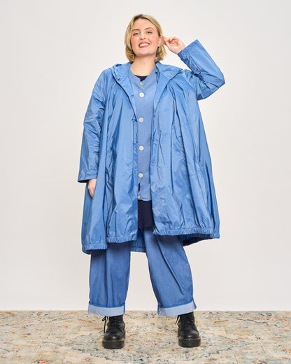 Impermeabile Stropicciato a Ruota