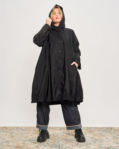 Impermeabile Stropicciato a Ruota