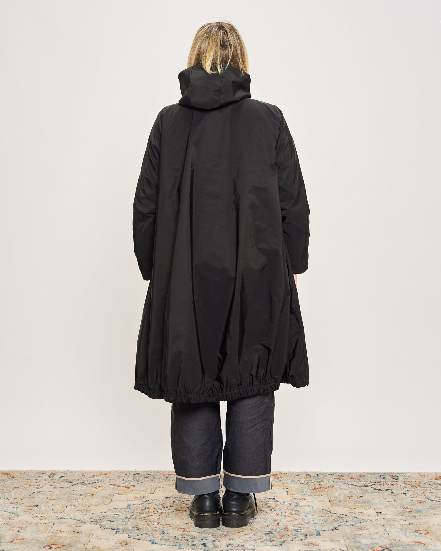 Impermeabile Stropicciato a Ruota