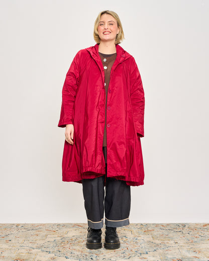 Impermeabile Stropicciato a Ruota