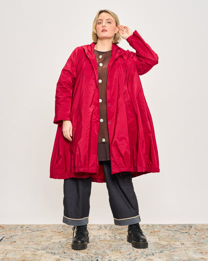 Impermeabile Stropicciato a Ruota