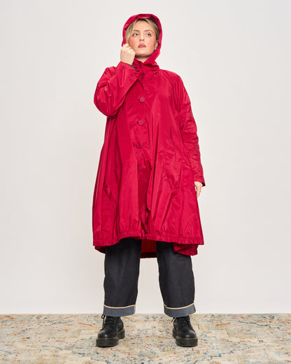 Impermeabile Stropicciato a Ruota