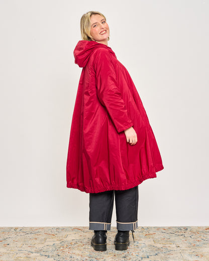 Impermeabile Stropicciato a Ruota