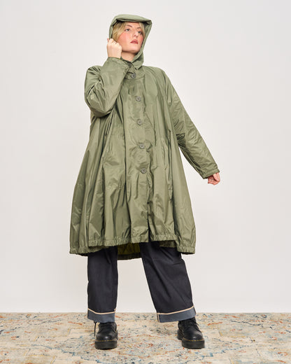 Impermeabile Stropicciato a Ruota