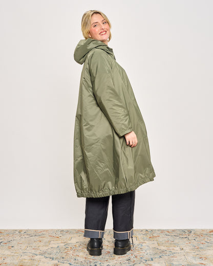 Impermeabile Stropicciato a Ruota