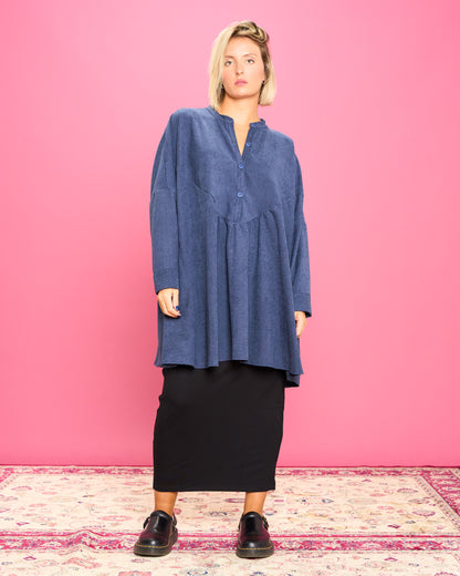 Ruffled Oversized Blouse