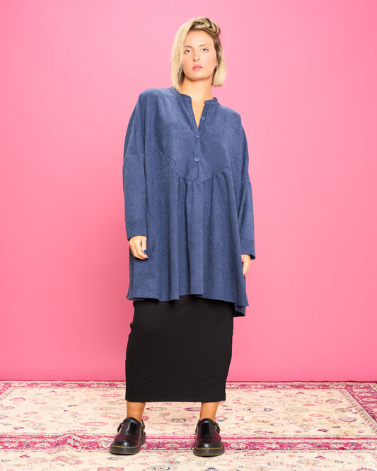 Ruffled Oversized Blouse